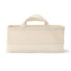 Muji 23089999 Cotton Canvas Soft Box with Handle, Slim, Small,
