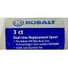 Kobalt 0506892 Dual-Line Trimmer Replacement Spools .065" 18 Count For