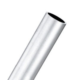 M METERXITY 1-Pack 250mm 6063 Aluminum Round Tube, 18mm ID 21mm OD Seamless Aluminum Tubing for Construction/Machining/DIY Crafting, Metal Straight Pipe [0.71x0.83x9.8IN]