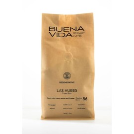 Buena Vida Speacialty Coffee - Las Nubes, Whole Bean, Natural Process - Costa Rican Regenerative Coffee (12 oz)