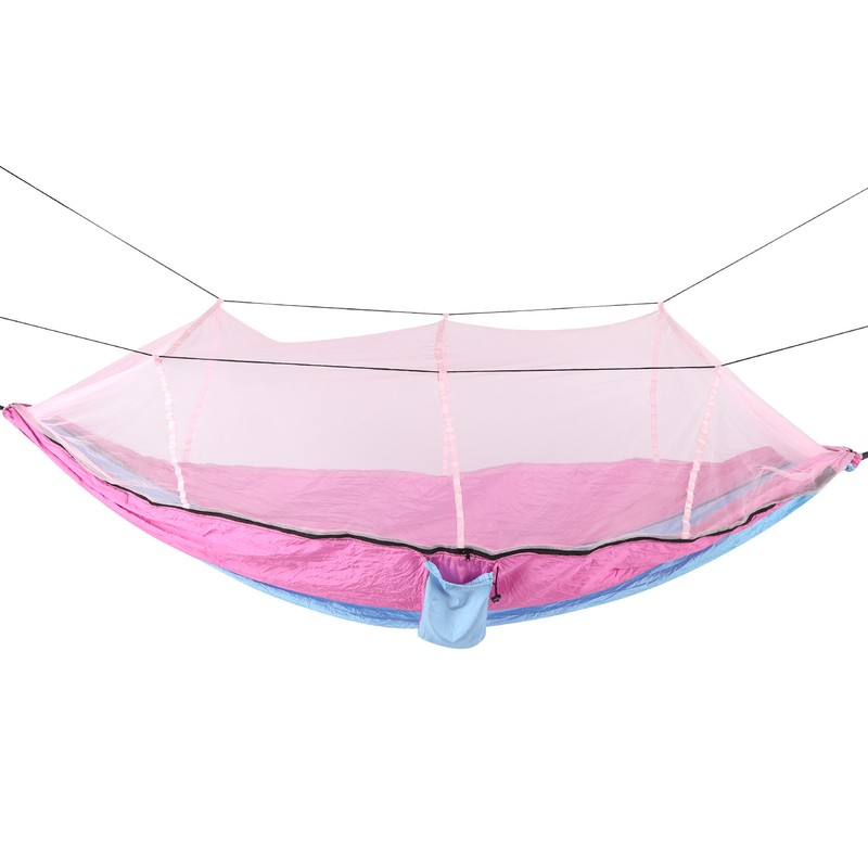 Single Double Camping Hammock with Mosquito Net Portable Lightweight Tree