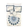 Modern Heirloom Charlotte Standard Sham, Blue, 26" x 20"
