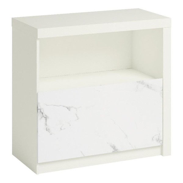 Pemberly Row Contemporary Engineered Wood Lateral File in Pearl Oak