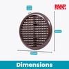 Map Round Louvre Air Vent Cover for Openings 80-152mm, Integral