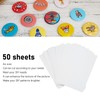 50 Sheets A4 Holographic Cold Laminate Sheet Cuttable Waterproof DIY