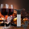 Wine Vacuum Pump & 2 Stoppers – Stainless Steel Wine