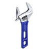 sourcing map 1pcs Adjustable Wrench 4" Jaw 0.9" with Rubber