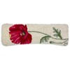 Chandler 4 Corners Artist-Designed Poppy Hand-Hooked Wool Decorative Throw Pillow