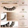 Brown Lashes Strips False Eyelashes D-Curl 12mm Short Fluffy Cat