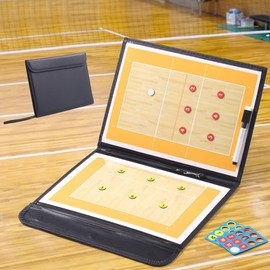 Bonarca Volleyball Operations Board, Magnet, Operational Plate, Folding, Strategy Board, Coaching Board, Magnetic Marker Included, Tactic Board, Volleyball, Practice, Formation, Positioning, Coach,