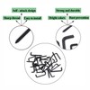 Alloygold 30 Pieces 3 Sizes Gun Black Screw Large Square