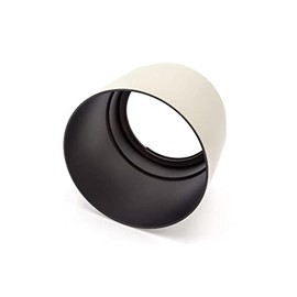 vhbw Lens Hood Compatible with Canon EF 100-400mm f/4.5-5.6L is USM 77mm Lens Grey White Plastic Round 11.5cm - Replacement for ET-83C
