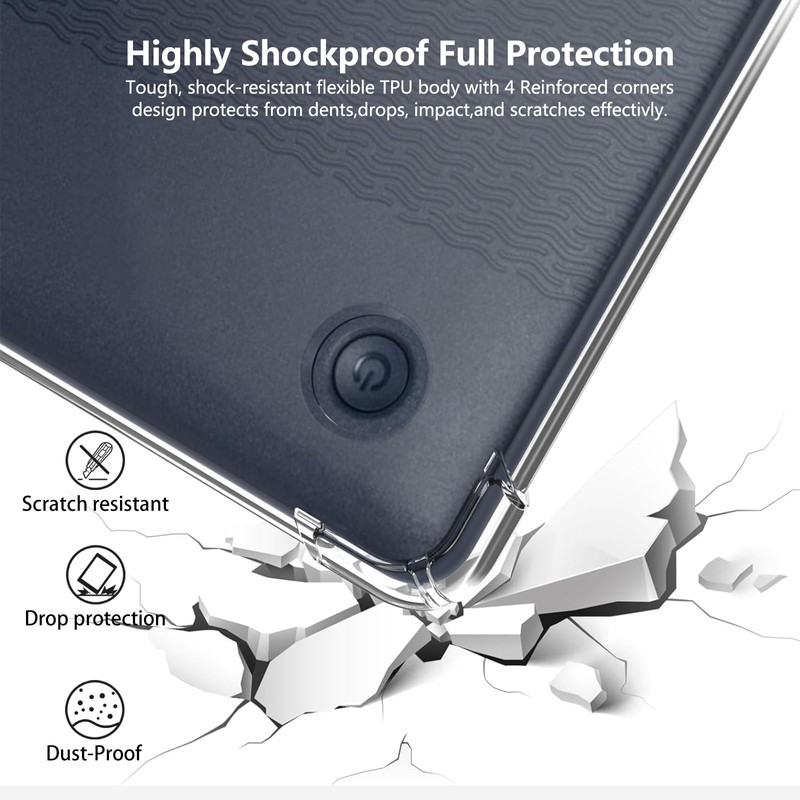 Aircawin for 6'' Kobo Clara 2E Case Clear,Slim Clear Case