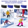 Pack of 8 Ski Fastening Straps, Adjustable Ski Straps for