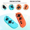 FUNDIARY Blue+Orange Joycon Grip Cover Compatible with Switch 2 Controller,