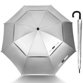 ZOMAKE UPF 50+ UV Protection Travel Umbrella Compact UV Umbrellas for Sun Protection Double Canopy Vented Auto Open Close Sun Blocking Paraguas for Windproof
