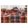 Occasion Gallery Multi Stitched Plaid Holiday Thanksgiving, Christmas Table Runner,