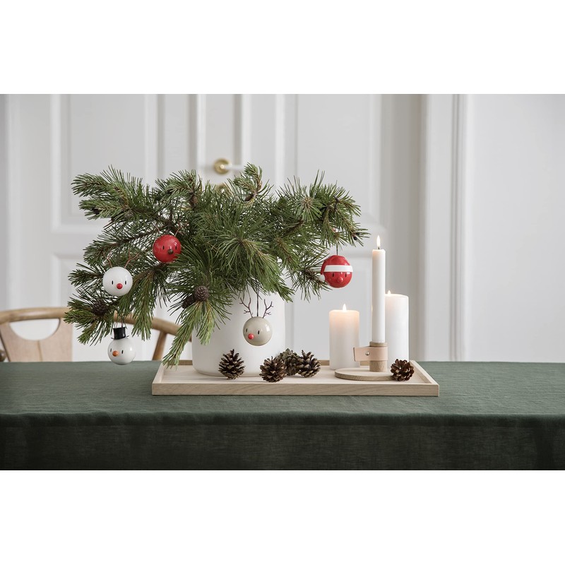 Hoptimist Snowman Ornament 5.2 x 5.8 x 6.8 cm Pack