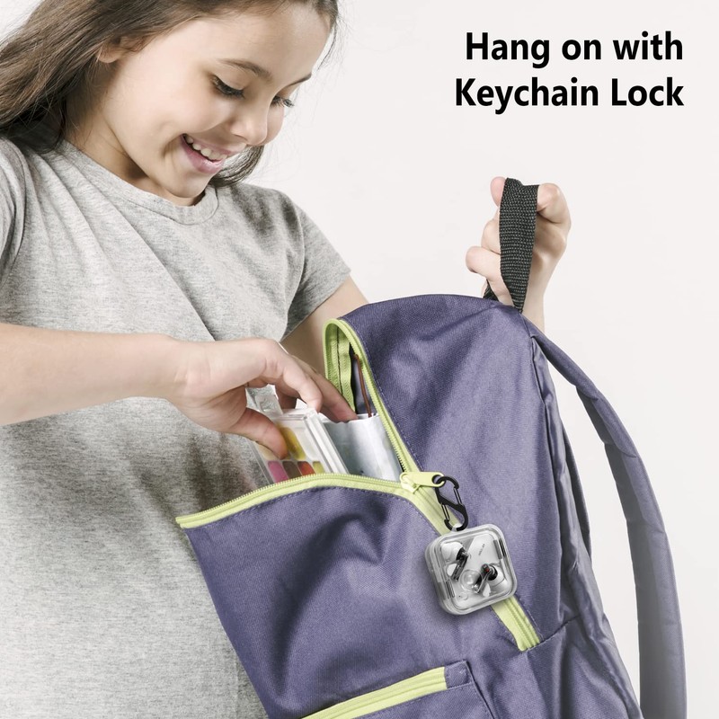 Geiomoo Silicone Case for Nothing Ear, Nothing Ear 2, Protective