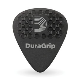 D'Addario Accessories DuraGrip púas de guitarra con agarre para guitarra acústica, eléctrica y bajo, extra pesado, paquete de 10