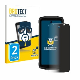BROTECT Anti-Spy Privacy Screen Protectors for Ulefone Armor Mini 20 Pro Privacy Screen Protector [Screen Protector, Privacy Screen, Blue Light Filter] (Pack of 2)