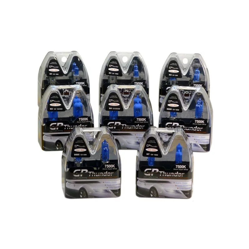 GP Thunder II 7500K H7 Xenon Halogen Headlight Bulb 55W