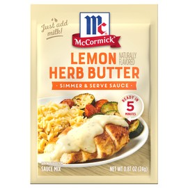 McCormick Lemon Herb Butter Simmer & Serve Sauce Mix, 0.87 oz