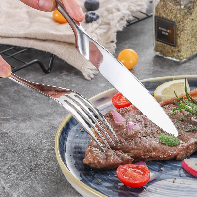 Lemeya 20-Piece Silverware Set for 4,Heavy Duty 18/10 Stainless Steel