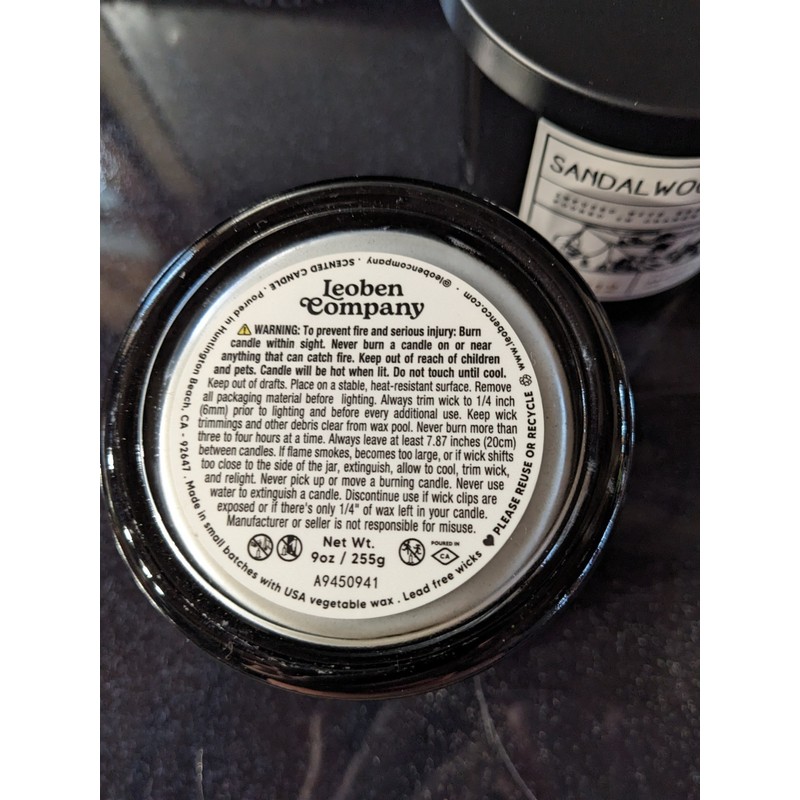 Leoben Co Masculine Aromas Sandlewood & Musk 9 oz Single