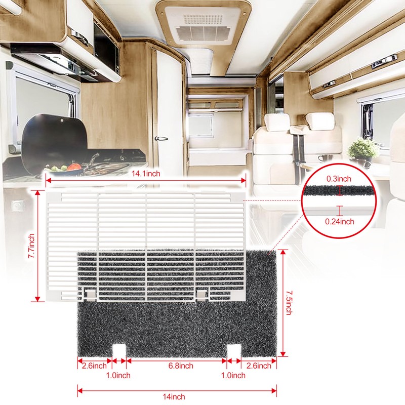 RV A/C Ducted Air Grille Duo-Therm Air Conditioner Grille Replacement