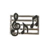 REGALOS LLUNA Metallic Pin 18 mm Sol Key Black Musical