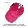 HGGE Women Ponytail Criss Cross High Messy Buns Ponycaps Baseball