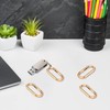 2 Pcs Gold Carabiner Key Clips,Heavy Duty Spring O Ring