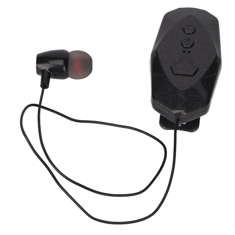Clip On Wireless Earpiece Single Ear Long Battery Life Power