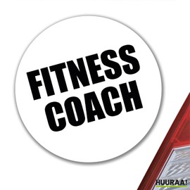 Huuraa Sticker Fitness Coach Training Gift Sticker 10 cm Fitness Coach Gift Idea