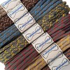 Fabmania Replacement laces in black with grey flecks 120 cm
