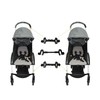 Twin Stroller Connector Side by Side, Universal Stable Baby Stroller