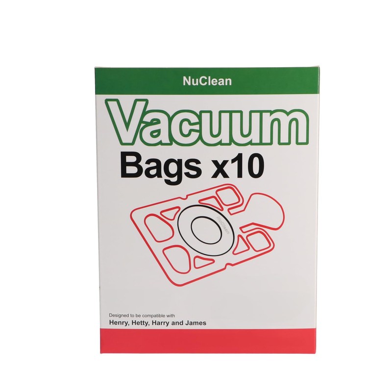 NuClean - Compatible with Henry, Hetty Hoover Bags - Replacement