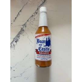 Boar and Castle Sauce.  Original since 1932.  Two 12 oz. bottles.  Greensboro,NC