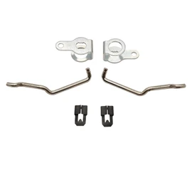 Door Lock Rod with Clip and Pawl Set Door Locks to Latch Rods Compatible with 1961-1964 Impala Replace 6164DLRCP