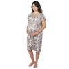 Three Little Tots Mommy Labor and Delivery Gown - Stretchy