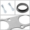 Aluminum Exhaust Manifold Header Gasket Set Compatible with 99-09 Honda