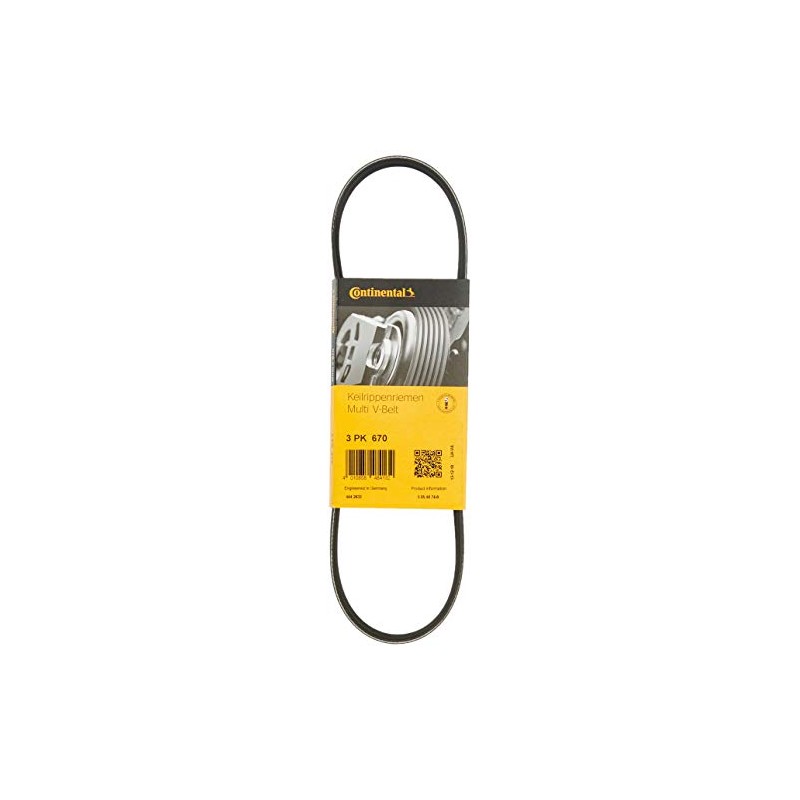 CONTITECH 3PK670 V-Ribbed Belt