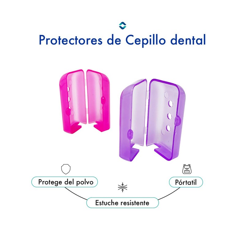 Cool Shock | Protectores para cepillos. Caja con 8 piezas.