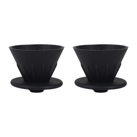 2Pcs Coffee Drippers, Collapsible Pour Over Coffee Makers Portable Cone Coffee Strainers with Cup Holder for Camping Outdoor Office Home Travel Picnic Backpacking