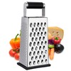 YC Kitchen Cheese Grater, Stainless Steel, Vegetable Slicer, Grater for