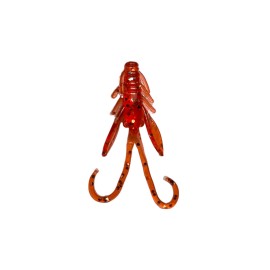 J and S Custom Jigs 2" Baby Craw Soft Plastic - 12 Pack - You Choose Color - Free Shipping - Green Pumpkinj