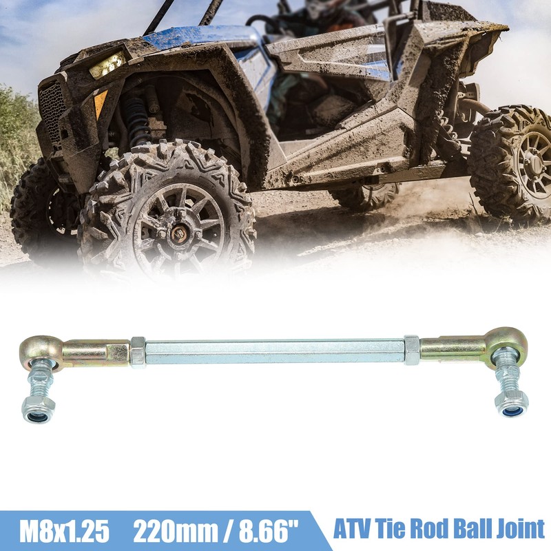 X AUTOHAUX ATV Steering Tie Rod Kit Ball End for
