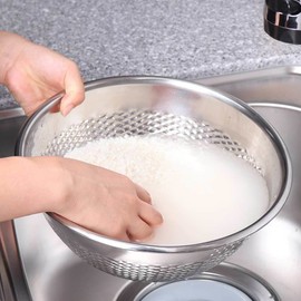 Living Glory Domestic Living Glory Stainless Steel Rice Hamburger Large 31.5cm Mixing Bowl Salad Bowl / 리빙글로리 국내산 리빙글로리 스텐 쌀함박 대 31.5cm 믹싱볼 샐러드볼