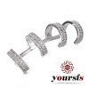 Yoursfs Pendientes de Cuff oreja non-Piercing Cuff Helix Cartílago arete